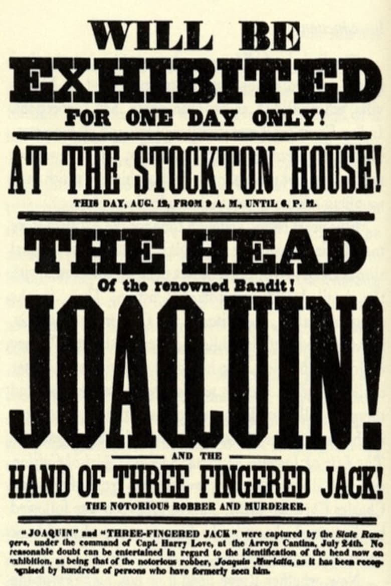 Poster of Joaquin Murrieta