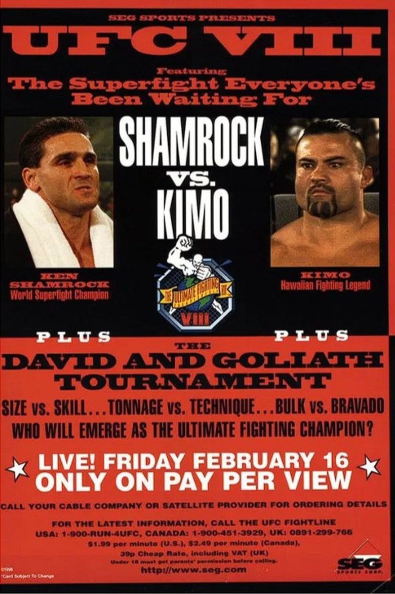 Poster of UFC 8: David vs. Goliath