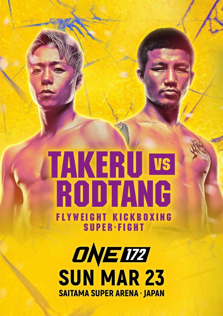 Poster of ONE 172: Takeru vs. Rodtang