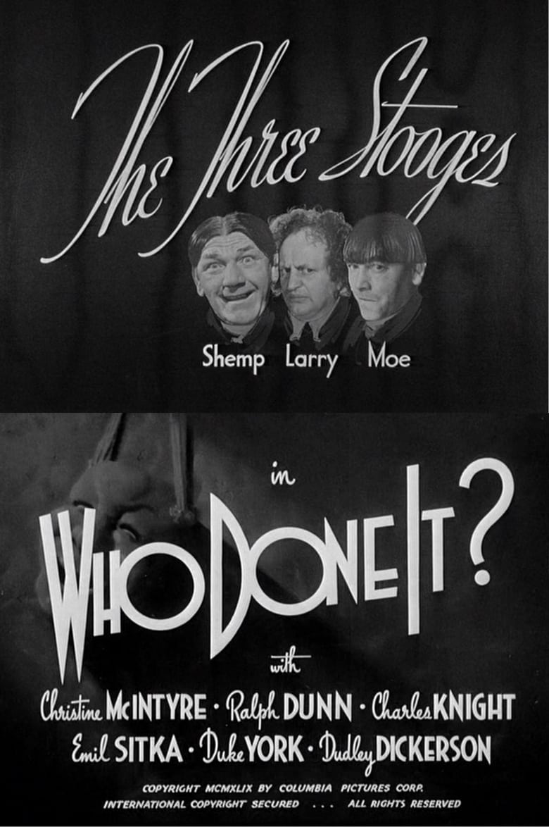 Poster of Who Done It?