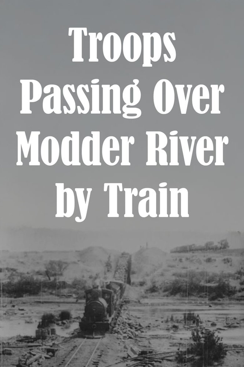 Poster of Troops Passing Over Modder River by Train