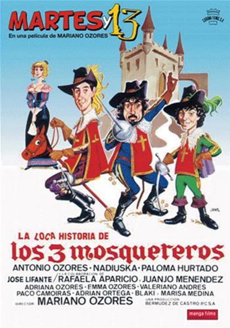 Poster of La loca historia de los tres mosqueteros