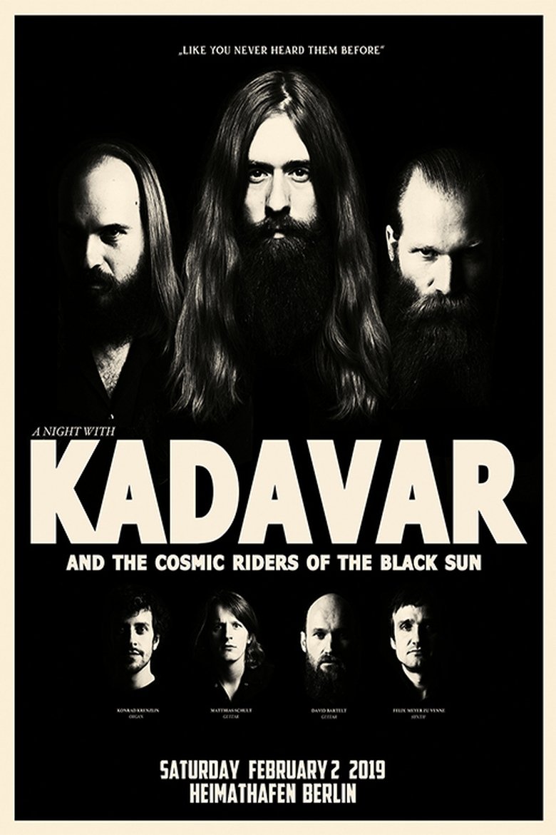 Poster of Kadavar And The Cosmic Riders Of The Black Sun - Live At Heimathafen Neukölln