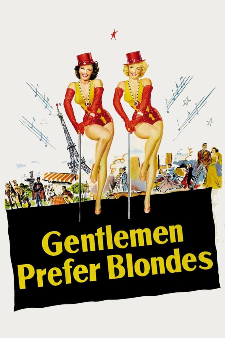 Poster of Gentlemen Prefer Blondes