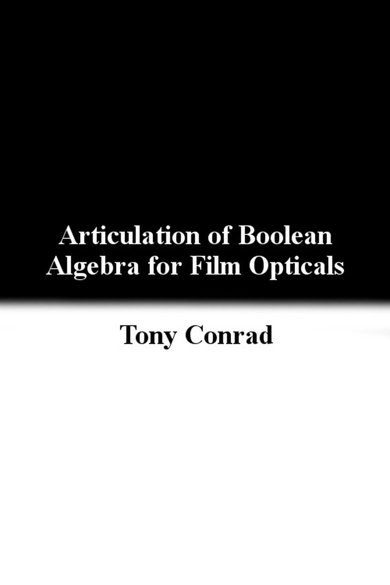Poster of Articulation of Boolean Algebra for Film Opticals
