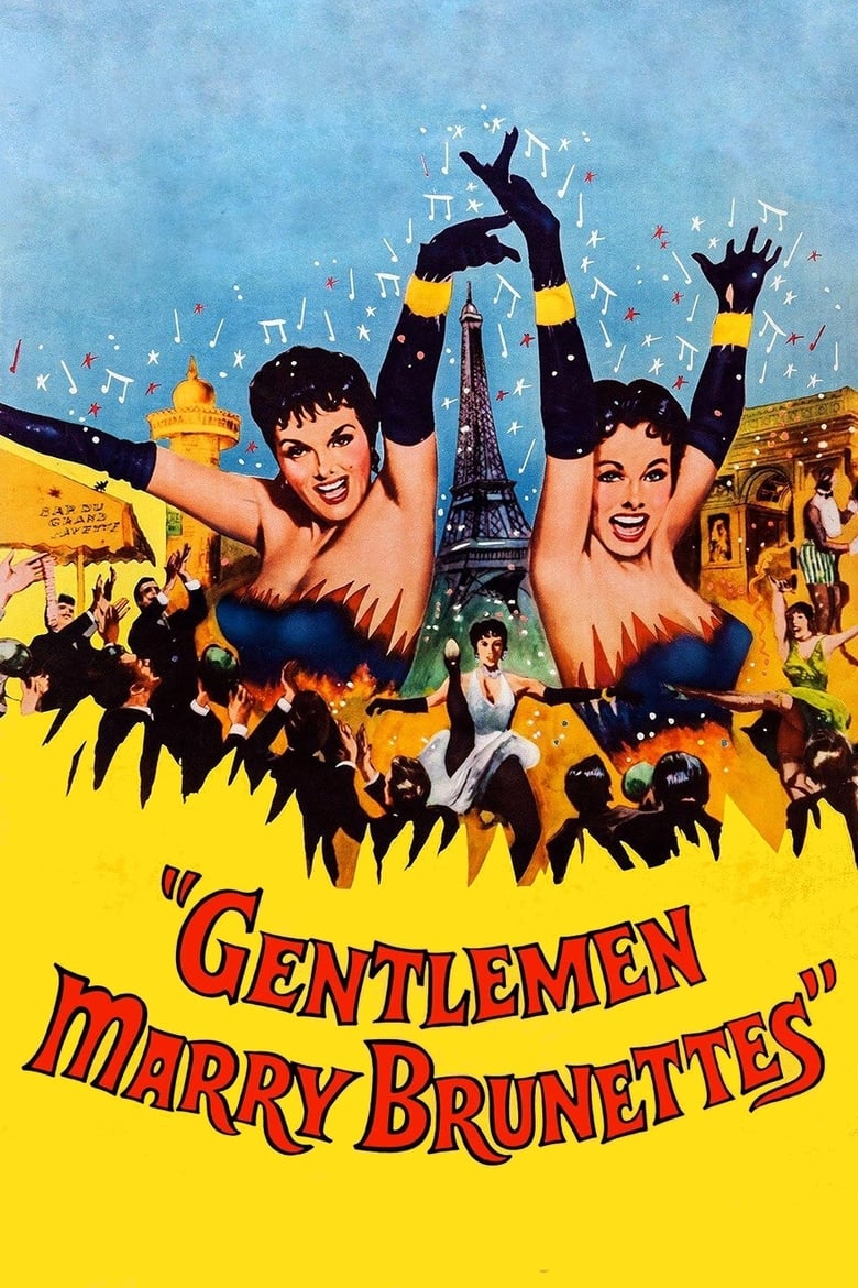 Poster of Gentlemen Marry Brunettes