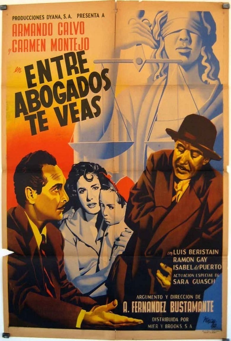 Poster of Entre abogados te veas