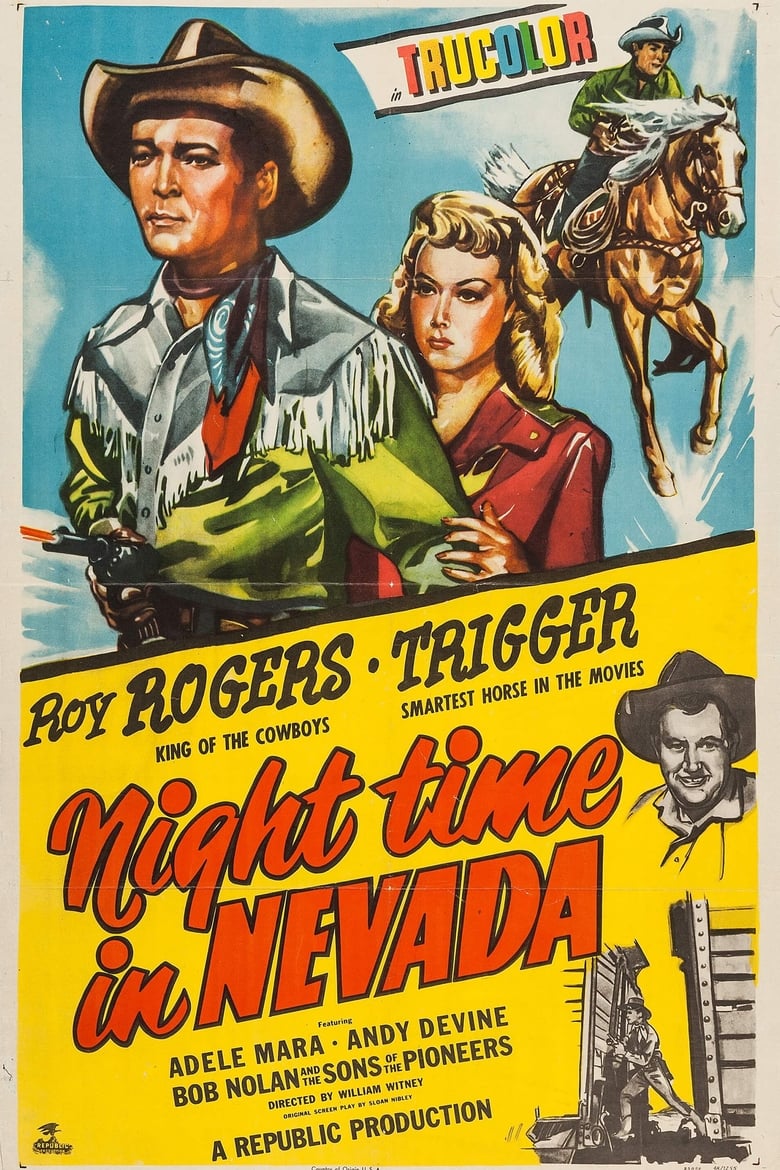 Poster of Night Time in Nevada
