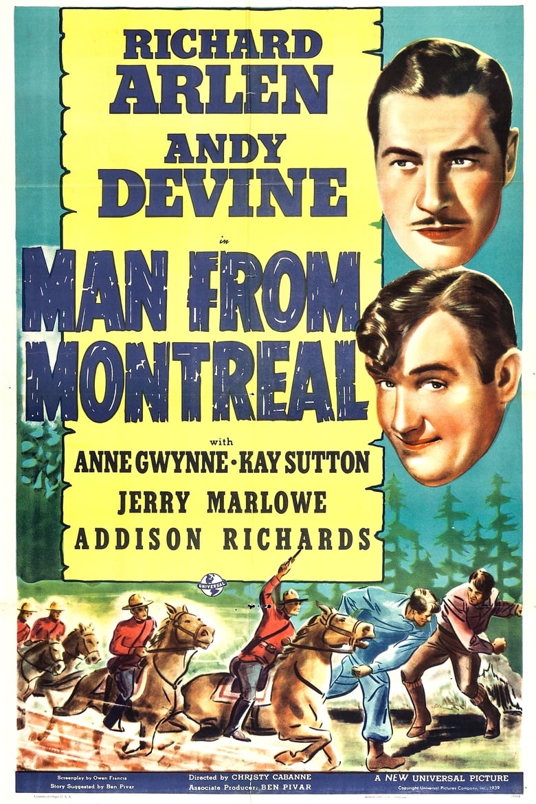 Poster of The Man from Montreal