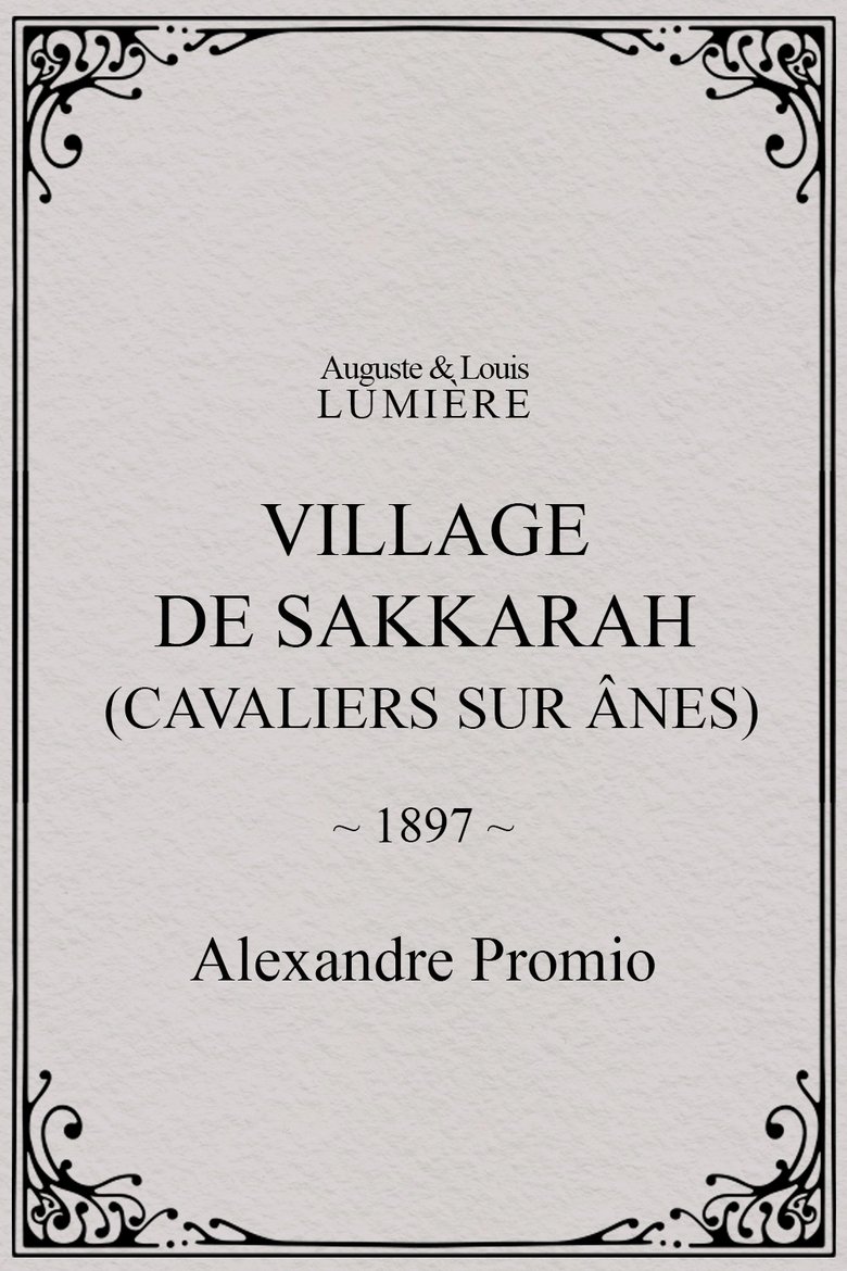 Poster of Village de Sakkarah (cavaliers sur ânes)