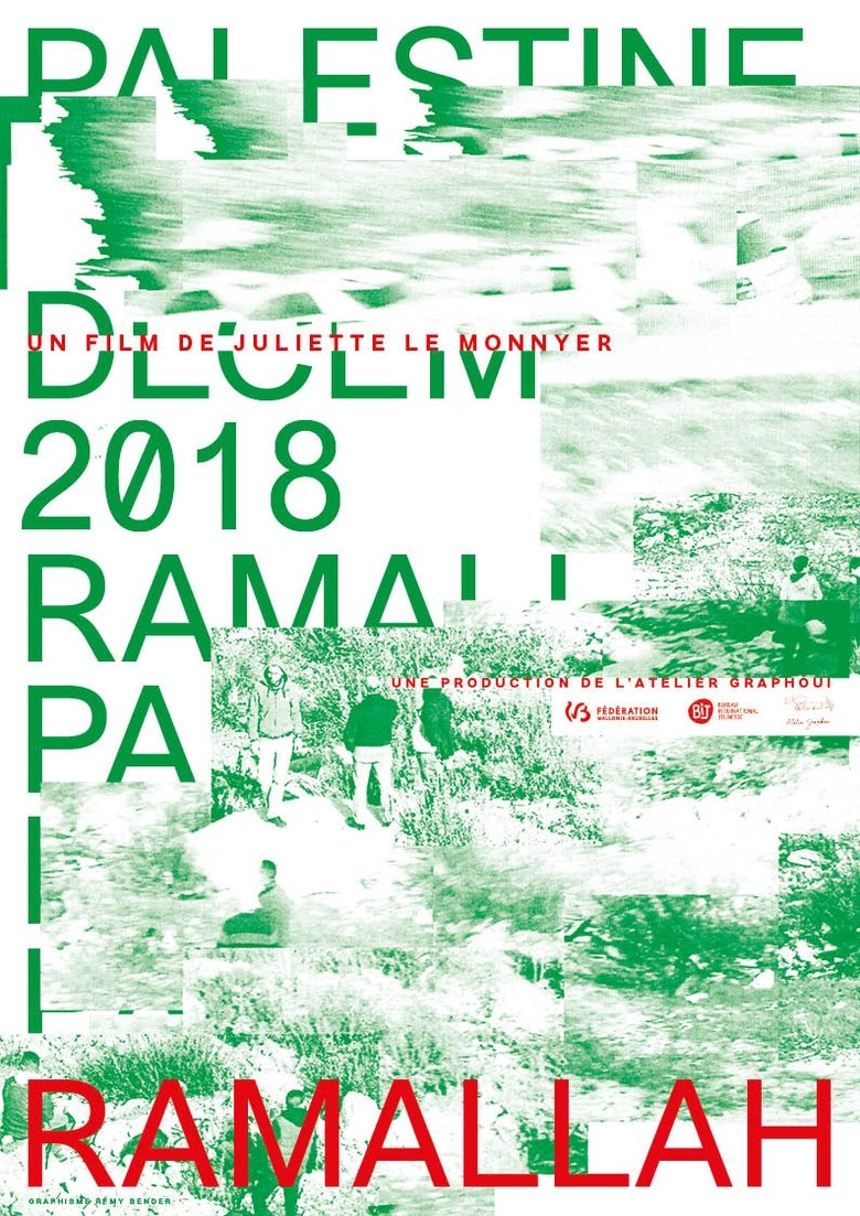 Poster of Ramallah, Palestine, December 2018