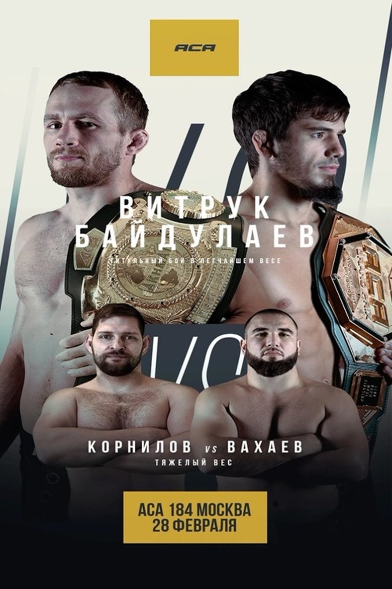 Poster of ACA 184: Vitruk vs. Silva