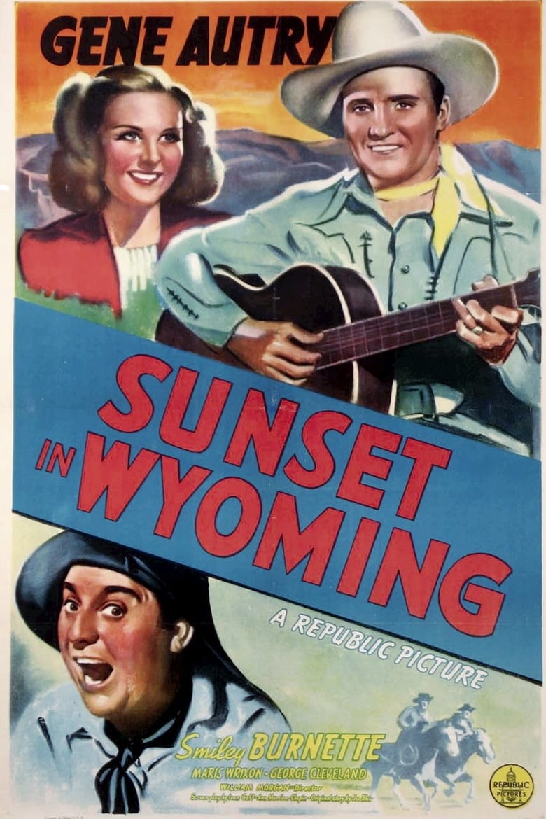Poster of Sunset in Wyoming