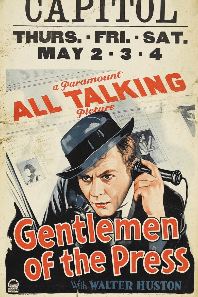 Poster of Gentlemen of the Press