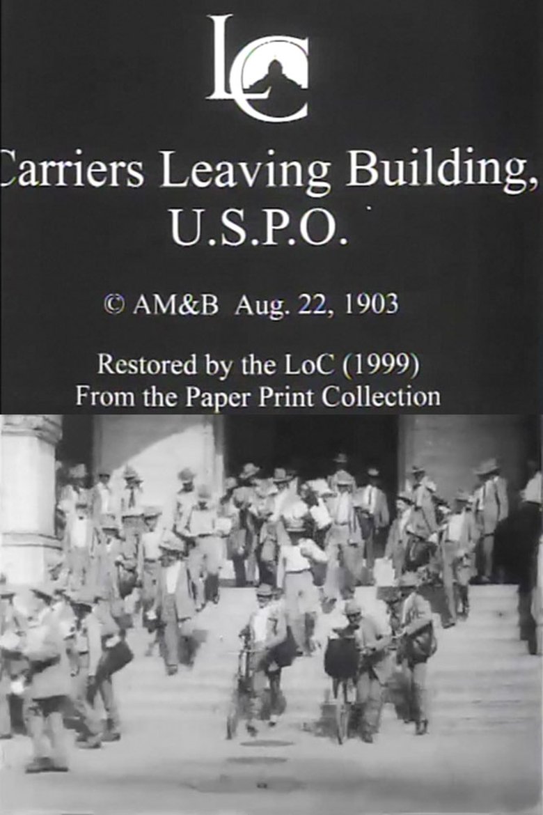 Poster of Carriers Leaving Building, U.S.P.O.