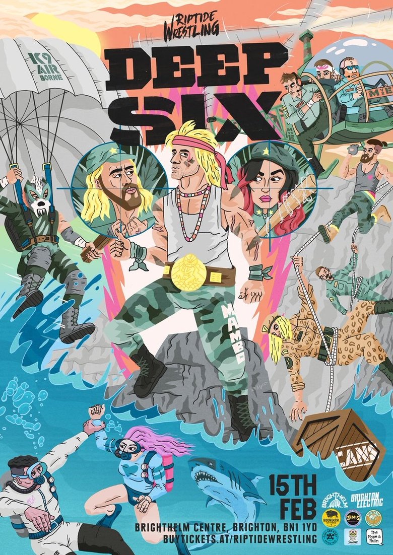 Poster of RIPTIDE: Deep Six 2019