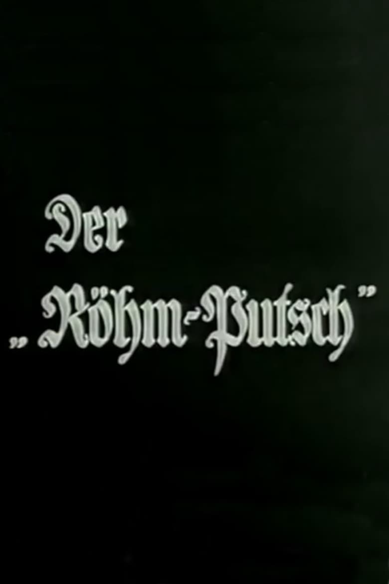 Poster of Der Röhm-Putsch
