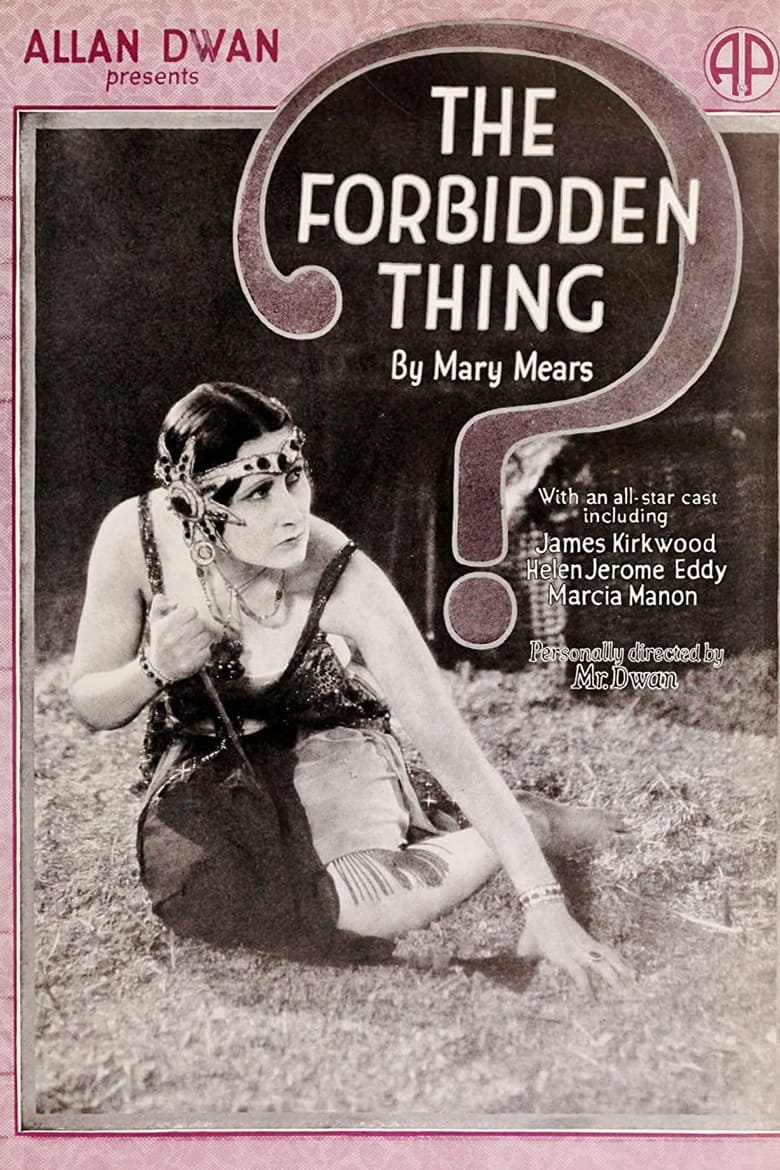 Poster of The Forbidden Thing