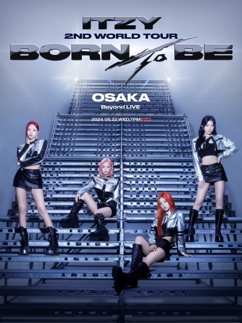 Poster of ITZY 2ND WORLD TOUR BORN TO BE in OSAKA
