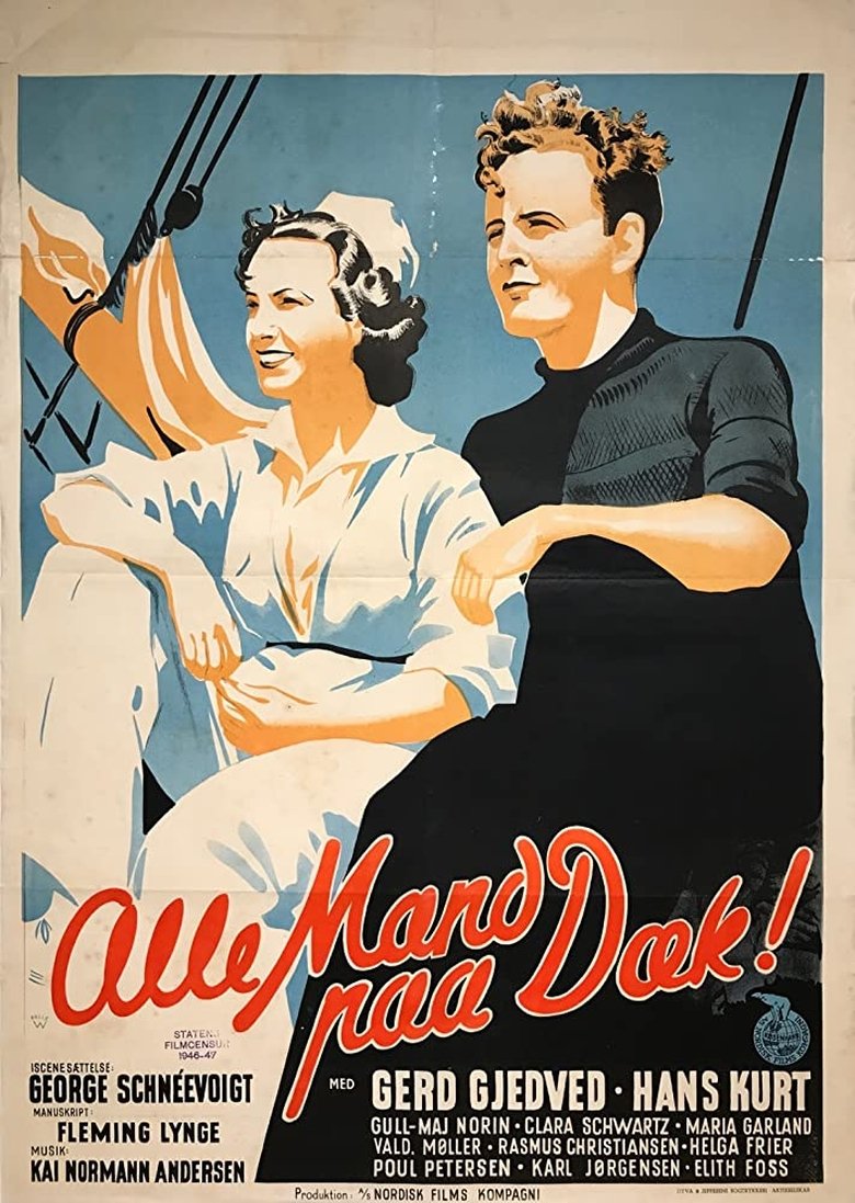 Poster of Alle mand på dæk