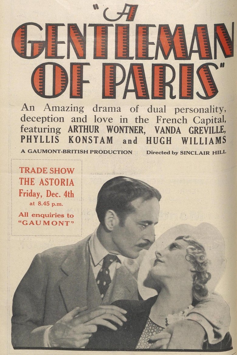 Poster of A Gentleman of Paris
