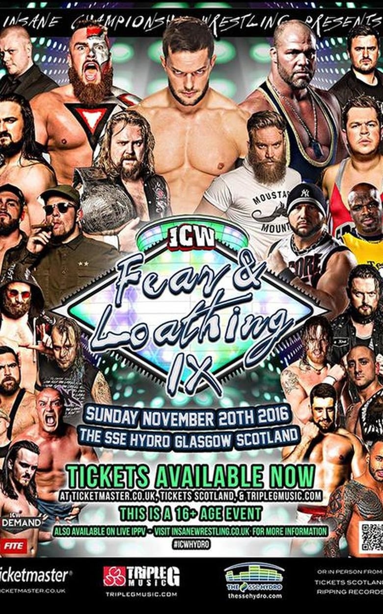 Poster of ICW Fear and Loathing IX