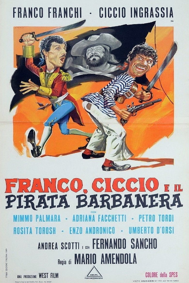Poster of Franco, Ciccio and the Pirate Blackbeard