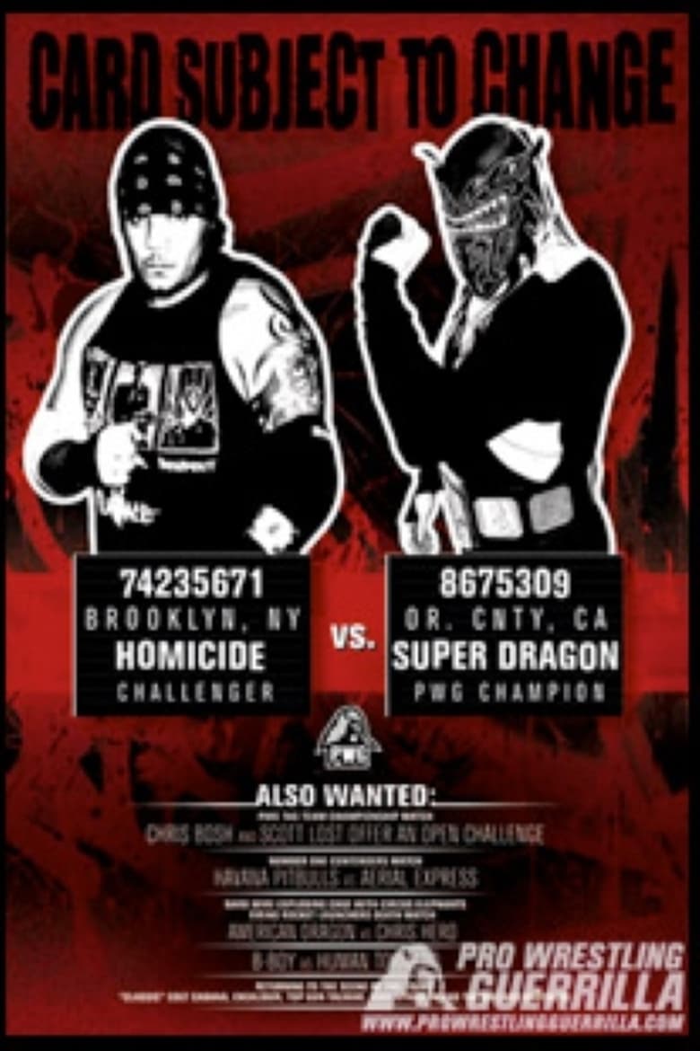 Poster of PWG: Card Subject To Change