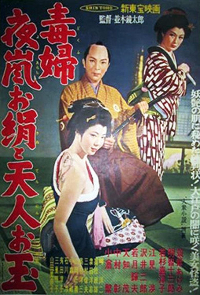 Poster of 妖婦 夜嵐お絹と天人お玉