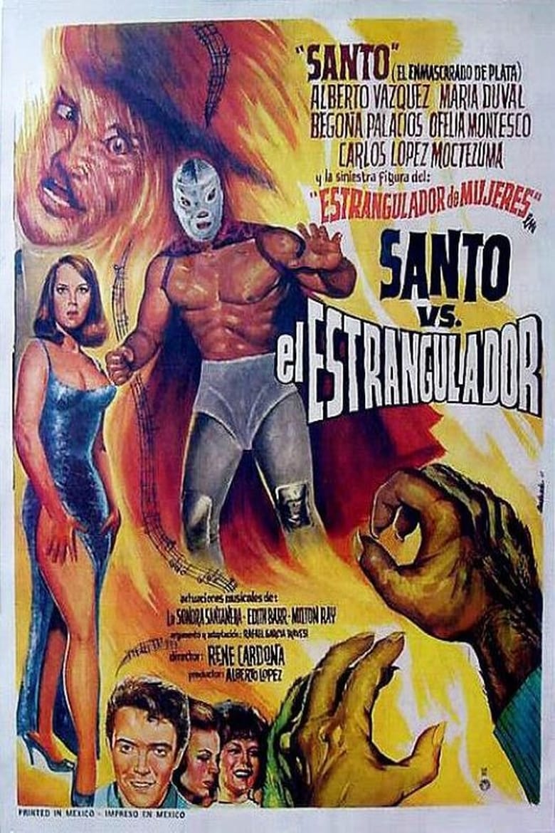 Poster of Santo vs. the Strangler