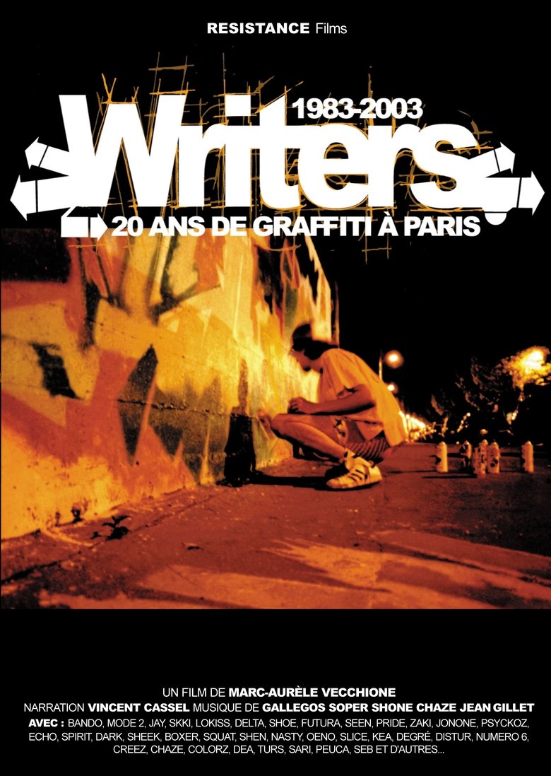 Poster of Writers : 1983-2003, 20 ans de graffiti à Paris