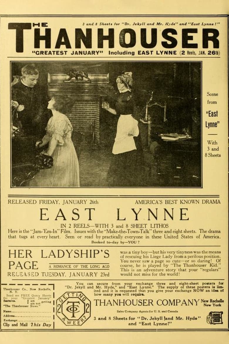 Poster of East Lynne