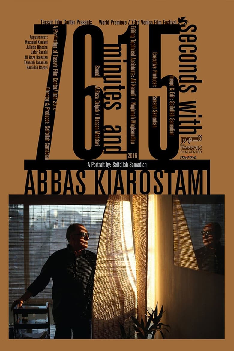 Poster of 76 Minutes and 15 seconds with Abbas Kiarostami