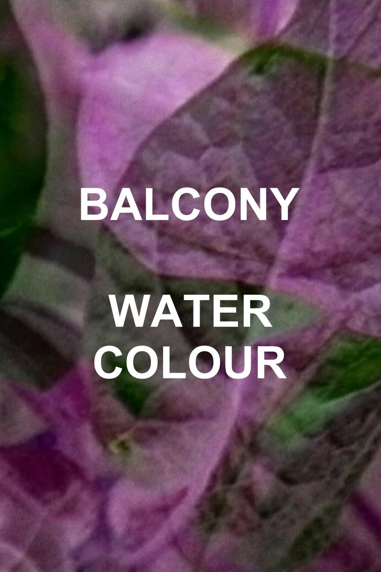 Poster of Balcony Water Colour