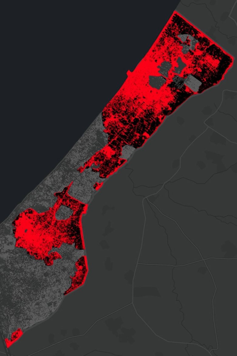 Poster of Israel’s Ecocide in Gaza: 2023-2024