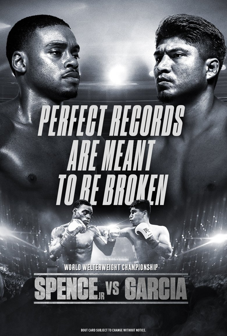 Poster of Errol Spence Jr. vs. Mikey Garcia