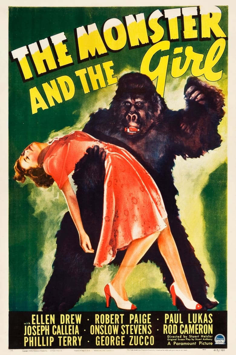 Poster of The Monster and the Girl