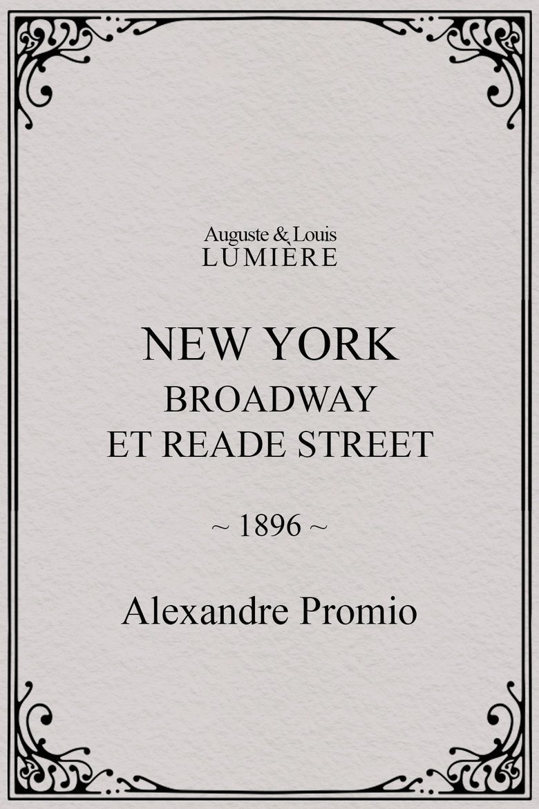 Poster of New York, Broadway et Reade Street