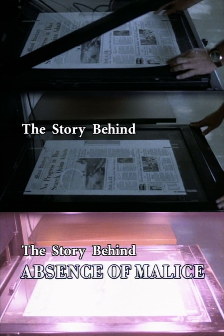 Poster of The Story Behind "Absence of Malice"