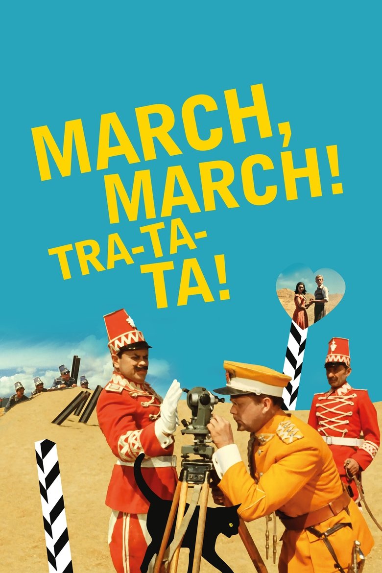 Poster of March, march! Tra-ta-ta!