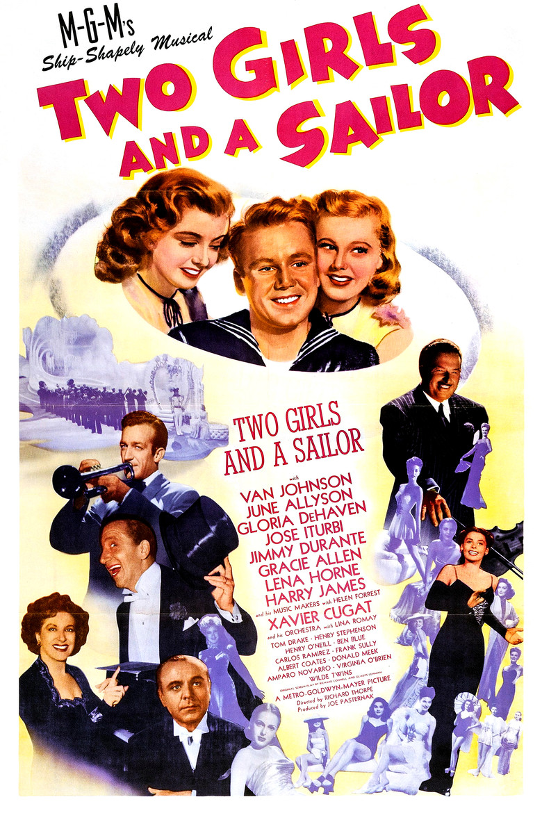 Poster of Two Girls and a Sailor