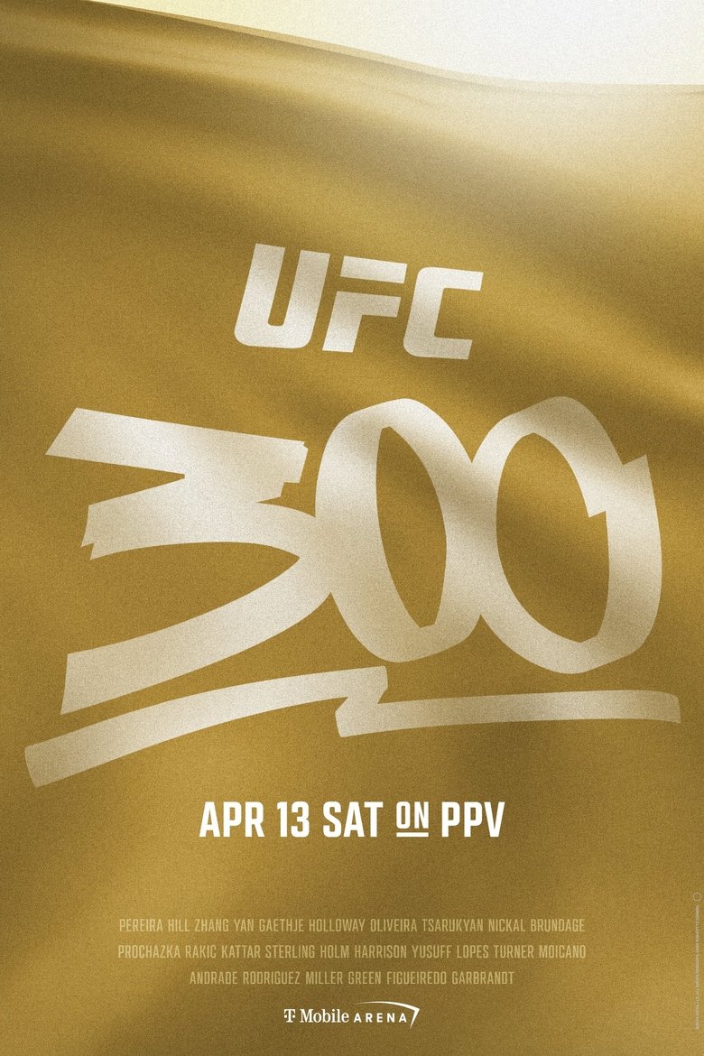 Poster of UFC 300: Pereira vs. Hill