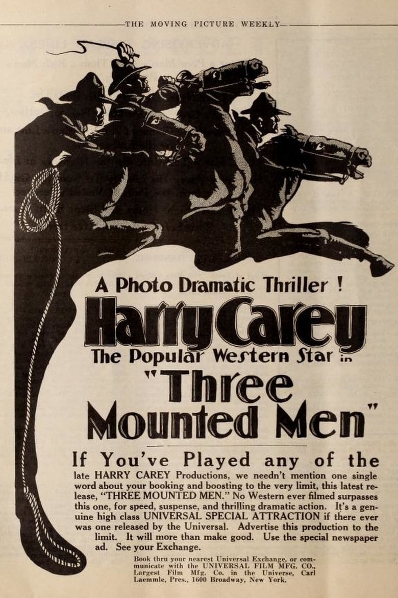 Poster of Three Mounted Men