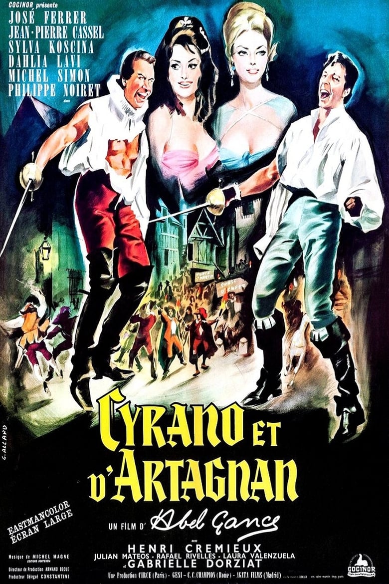 Poster of Cyrano and d'Artagnan