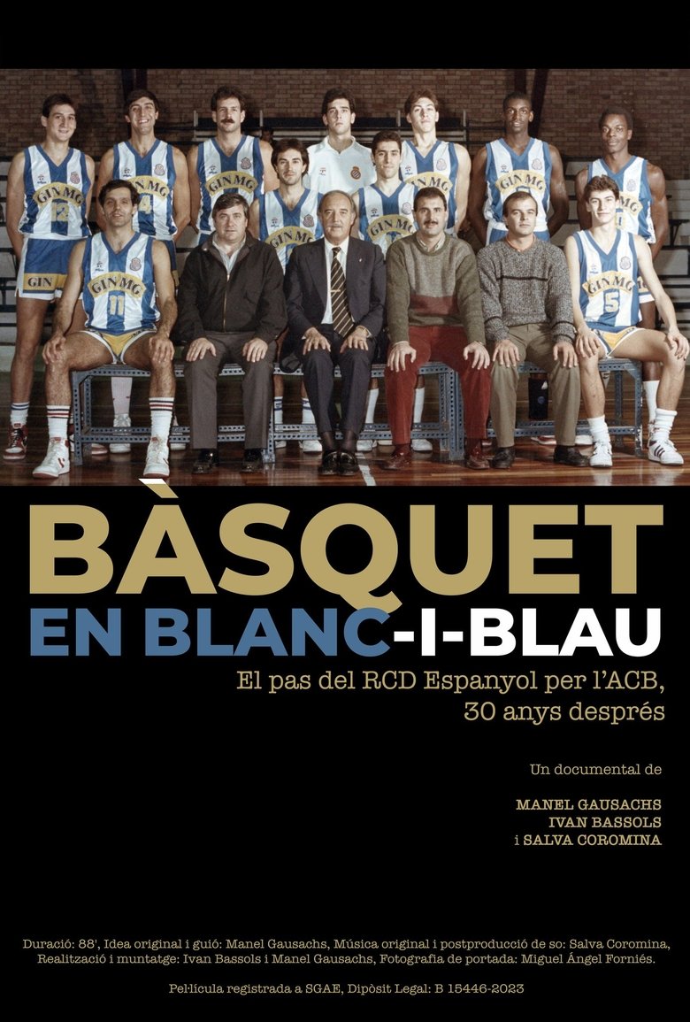 Poster of Bàsquet en blanc-i-blau