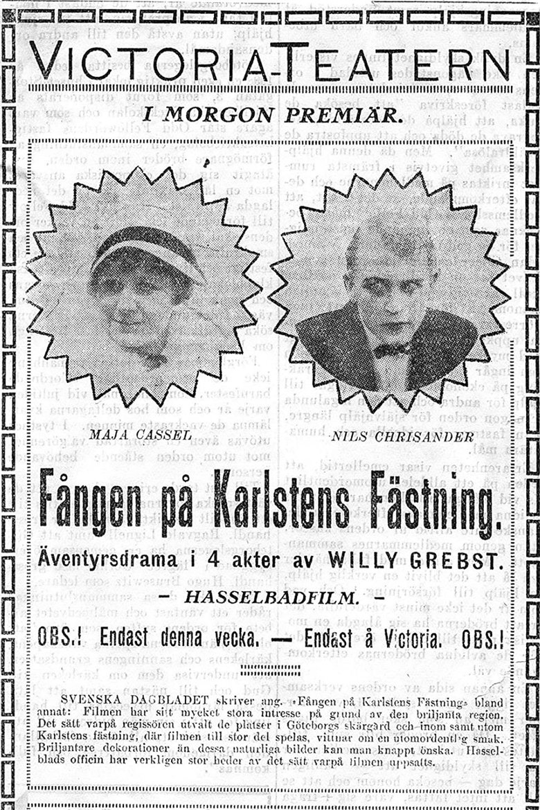 Poster of The Prisoner of Karlsten's Fortress