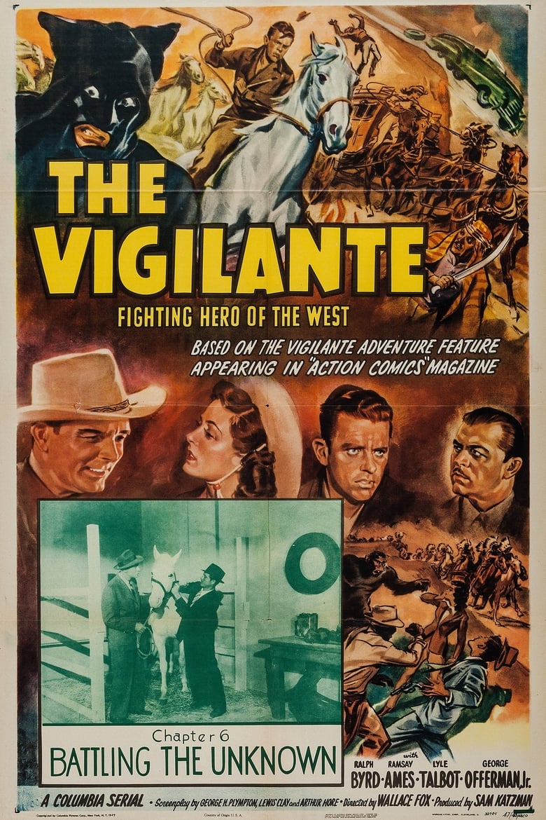 Poster of The Vigilante: Fighting Hero of the West
