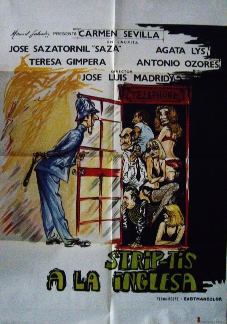 Poster of Strip-tis a la inglesa