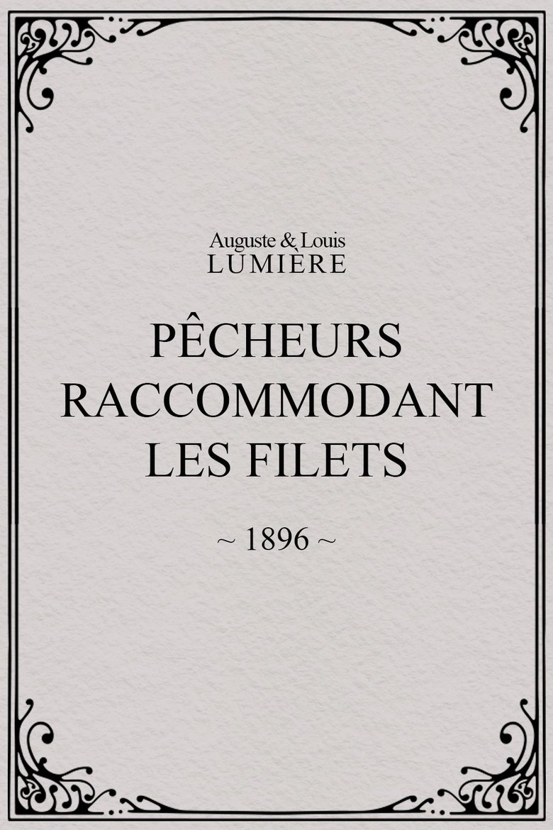 Poster of Pêcheurs raccommodant les filets