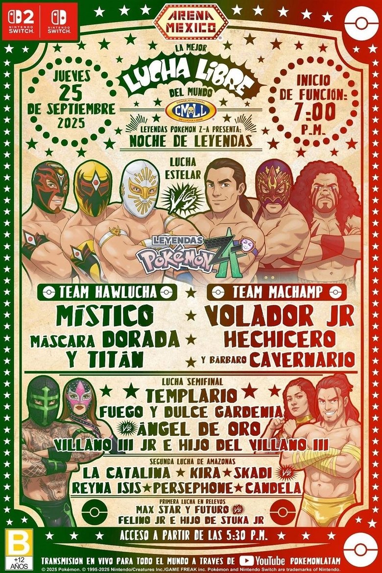 Poster of CMLL x Pokémon Legends: Z-A
